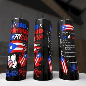 Puerto Rico Themed Tumblers